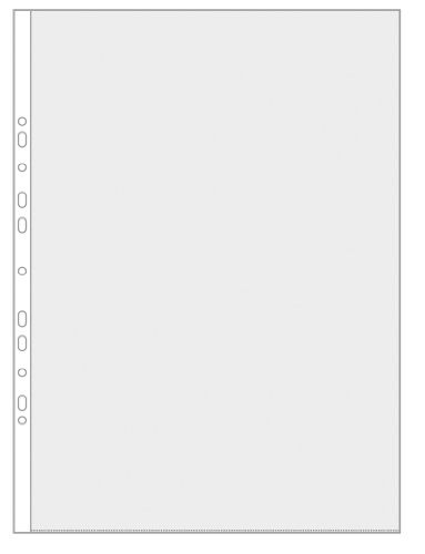 Prospekthülle A3-hoch PP glatt oben offen, 10 Hüllen von VELOFLEX