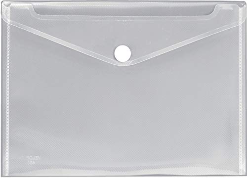 VELOFLEX® Dokumententasche Crystal, PP, Klettverschluss, A4, transparent (10 Stück), Sie erhalten 1 Packung á 10 Stück von VELOFLEX