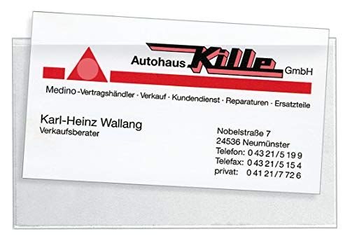 VELOFLEX 2208100 - Beschriftungsfenster selbstklebend, 112 x 62 mm, Selbstklebetaschen aus PP-Folie, 100 Stück VELOFLEX 2208100 - Beschriftungsfenster selbstklebend, 112 x 62 mm, Selbstklebetaschen aus PP-Folie, 100 Stück von VELOFLEX