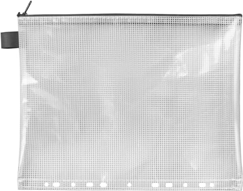 VELOFLEX 2707300 - Reißverschlusstasche DIN A4, transparent, aus gewebeverstärktem EVA-Material, 1 Dokumententasche zum Abheften VELOFLEX 2707300 - Reißverschlusstasche DIN A4, transparent, aus gewebeverstärktem EVA-Material, 1 Dokumententasche zum Abheften von VELOFLEX