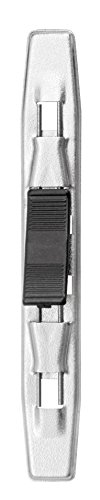 VELOFLEX 2904100 - Niederhalter Metall, mit Plastiktippklemme, Tippklemmer, für Ordner, 80 mm, 50er Packung von VELOFLEX