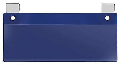 VELOFLEX 3871000 - Etikettenhalter mit Metallhaken, für Kleinladungsträger, Hart-PVC-Folie, blau, 10 Stück VELOFLEX 3871000 - Etikettenhalter mit Metallhaken, für Kleinladungsträger, Hart-PVC-Folie, blau, 10 Stück von VELOFLEX