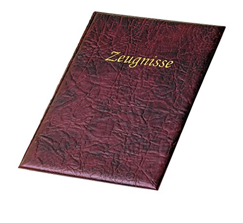 VELOFLEX 4401820 - Zeugnismappe DIN A4, Zeugnisbuch, Ledernarbung, mit 10 Hüllen, weinrot VELOFLEX 4401820 - Zeugnismappe DIN A4, Zeugnisbuch, Ledernarbung, mit 10 Hüllen, weinrot von VELOFLEX