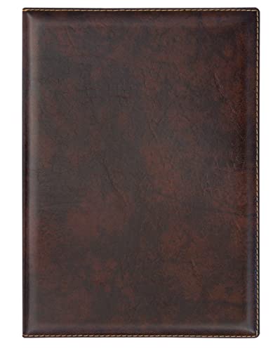 VELOFLEX 4442760 - Bewerbungsmappe „de Luxe“, DIN A4, mit Klarsicht-Taschen und Klemmschiene, Leder-Optik braun VELOFLEX 4442760 - Bewerbungsmappe „de Luxe“, DIN A4, mit Klarsicht-Taschen und Klemmschiene, Leder-Optik braun von VELOFLEX
