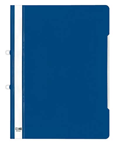 VELOFLEX 4745050 - Angebotshefter DIN A4, PVC, Deckel transparent, mit Beschriftungsstreifen, blau, 20 Stück VELOFLEX 4745050 - Angebotshefter DIN A4, PVC, Deckel transparent, mit Beschriftungsstreifen, blau, 20 Stück von VELOFLEX