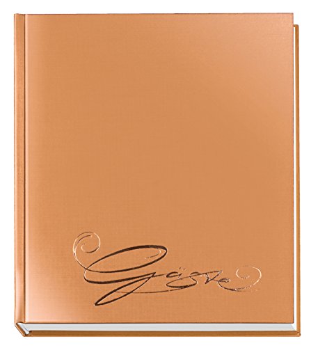 VELOFLEX 5420061 - Gäste-Buch Classic mit Prägung Gäste, 144 Seiten weißes blanko Papier, 205 x 240 mm, bronze, 1 Stück VELOFLEX 5420061 - Gäste-Buch Classic mit Prägung Gäste, 144 Seiten weißes blanko Papier, 205 x 240 mm, bronze, 1 Stück von VELOFLEX