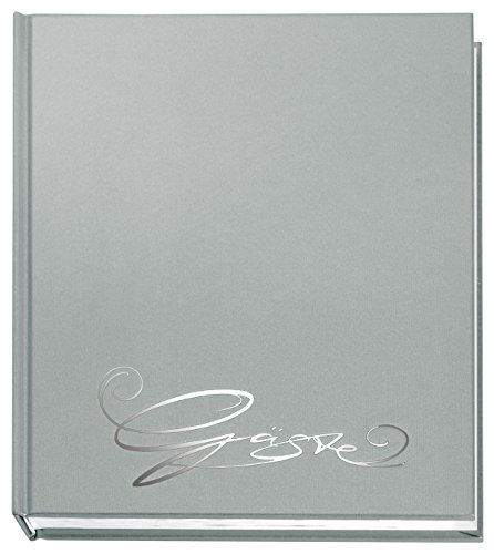 VELOFLEX 5420083 - Gästebuch Classic mit Prägung Gäste, 144 Seiten weißes blanko Papier, 205 x 240 mm, silber VELOFLEX 5420083 - Gästebuch Classic mit Prägung Gäste, 144 Seiten weißes blanko Papier, 205 x 240 mm, silber von VELOFLEX