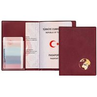 VELOFLEX Dokumentenhülle Document Safe®ePass Schutzhülle rot 10,0 x 13,5 cm von VELOFLEX