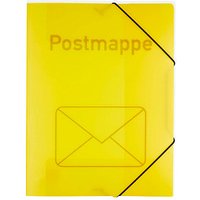 VELOFLEX Eckspanner Postmappe DIN A4 gelb von VELOFLEX