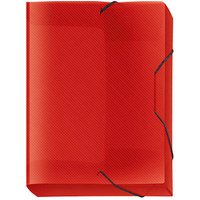 VELOFLEX Heftbox Crystal 3,0 cm transparent rot, 1 St. von VELOFLEX