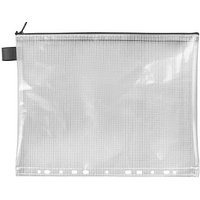 VELOFLEX Reißverschlussbeutel transparent/schwarz 0,26 mm, 1 St. von VELOFLEX