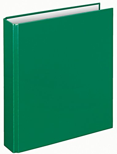 VELOFLEX - Ringordner Basic, Ringbuch, Ordner, DIN A5, 2-Ring-Mechanik, 196 x 230 x 30 mm, Karton (5 Stück, grün) von VELOFLEX