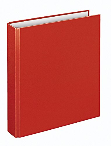 VELOFLEX - Ringordner Basic, Ringbuch, Ordner, DIN A5, 2-Ring-Mechanik, 196 x 230 x 30 mm, Karton (5 Stück, rot) von VELOFLEX