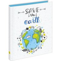 VELOFLEX Save the earth Ringbuch 2-Ringe Motiv 2,0 cm DIN A4 von VELOFLEX