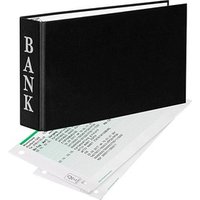 VELOFLEX Bankringbuch 2-Ringe schwarz 4,5 cm DIN A6 quer von VELOFLEX