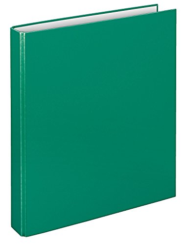VELOFLEX 1141040 - Ringbuch Basic, DIN A4, 1 Stück, grün, Füllhöhe 25 mm, Ringordner mit 2 Ring-Mechanik, Ordner schmal VELOFLEX 1141040 - Ringbuch Basic, DIN A4, 1 Stück, grün, Füllhöhe 25 mm, Ringordner mit 2 Ring-Mechanik, Ordner schmal von VELOFLEX