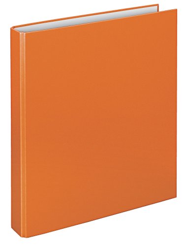 Veloflex 1143030 Ringordner Basic, Ringbuch, Ordner, DIN A4, 265 x 315 x 45, 2-D-Ring-Mechanik, Karton, orange von VELOFLEX