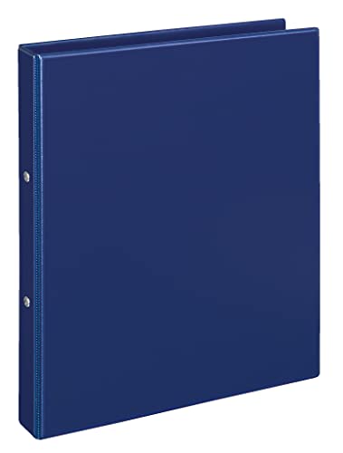 VELOFLEX 1144050 - Ringordner Comfort, Ringbuch, Ordner, DIN A4, 248 x 318 x 28 mm, 2-Ring-Mechanik, PVC, blau von VELOFLEX