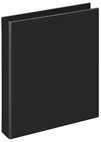VELOFLEX 1149080 - Ringbuch Comfort, Ringordner, Ordner, DIN A4, 265 x 318 x 36 mm, 2-Ring-Mechanik, PVC, schwarz von VELOFLEX