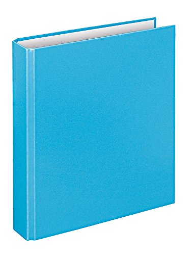 VELOFLEX 1151053 - Ringbuch Basic, DIN A5, 1 Stück, hellblau, Füllhöhe 25 mm, Ringordner mit 2 Ring-Mechanik, Ordner schmal von VELOFLEX