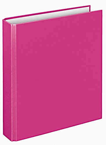 VELOFLEX 1151071 - Ringbuch Basic, DIN A5, 1 Stück, pink, Füllhöhe 25 mm, Ringordner mit 2 Ring-Mechanik, Ordner schmal VELOFLEX 1151071 - Ringbuch Basic, DIN A5, 1 Stück, pink, Füllhöhe 25 mm, Ringordner mit 2 Ring-Mechanik, Ordner schmal von VELOFLEX