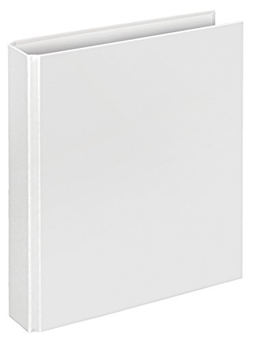 VELOFLEX 1151090 - Ringbuch Basic, DIN A5, 1 Stück, weiß, Füllhöhe 25 mm, Ringordner mit 2 Ring-Mechanik, Ordner schmal VELOFLEX 1151090 - Ringbuch Basic, DIN A5, 1 Stück, weiß, Füllhöhe 25 mm, Ringordner mit 2 Ring-Mechanik, Ordner schmal von VELOFLEX