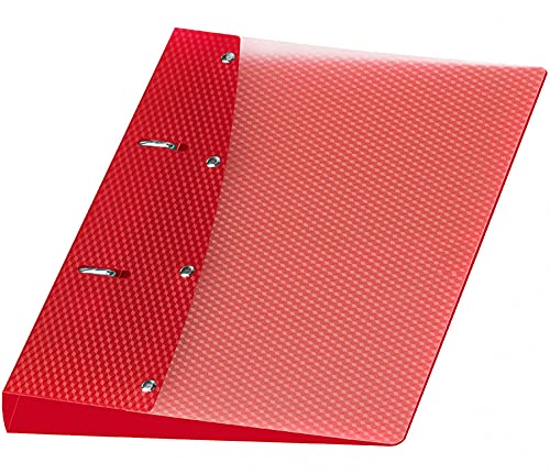 VELOFLEX 1151421 - Ringordner Diamond, Ringbuch, Ordner, DIN A5, 2-Ring-Mechanik, 20 mm, PP-Vollkunststoff, rot, 1 Stück VELOFLEX 1151421 - Ringordner Diamond, Ringbuch, Ordner, DIN A5, 2-Ring-Mechanik, 20 mm, PP-Vollkunststoff, rot, 1 Stück von VELOFLEX