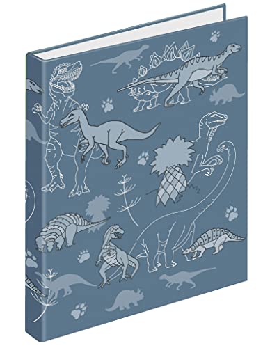 VELOFLEX 1151988 - Ringbuch Dino, DIN A5, mit 2 Ring-Mechanik, Füllhöhe 15 mm, Schulordner aus Karton, Ringordner VELOFLEX 1151988 - Ringbuch Dino, DIN A5, mit 2 Ring-Mechanik, Füllhöhe 15 mm, Schulordner aus Karton, Ringordner von VELOFLEX