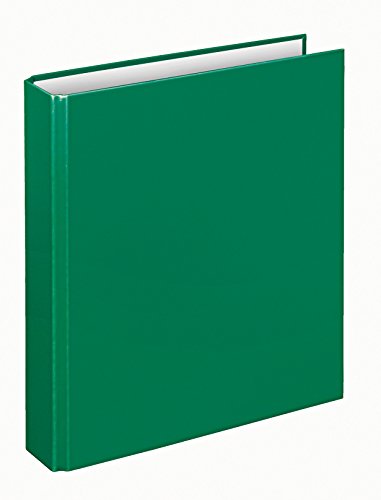 VELOFLEX 1153040 - Ringbuch Basic, DIN A5, 1 Stück, grün, Füllhöhe 25 mm, Ringordner mit 4 Ring-Mechanik, Ordner schmal von VELOFLEX