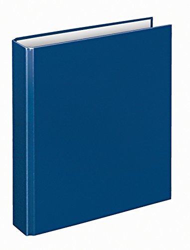 VELOFLEX 1153050 - Ringbuch Basic, DIN A5, 1 Stück, blau, Füllhöhe 25 mm, Ringordner mit 4 Ring-Mechanik, Ordner schmal von VELOFLEX