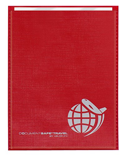 VELOFLEX 3257800 - Document Safe Hülle, Reisepasshülle, Schutzhülle, RFID/NFC-Schutz, 100 x 128 mm, rot, 1 Stück VELOFLEX 3257800 - Document Safe Hülle, Reisepasshülle, Schutzhülle, RFID/NFC-Schutz, 100 x 128 mm, rot, 1 Stück von VELOFLEX