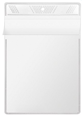 VELOFLEX 3306010 - Sichttasche DIN A6, Schutzhülle, Sichthülle, Aufhängehülle, zum Aufhängen, glasklar, 10 Stück VELOFLEX 3306010 - Sichttasche DIN A6, Schutzhülle, Sichthülle, Aufhängehülle, zum Aufhängen, glasklar, 10 Stück von VELOFLEX