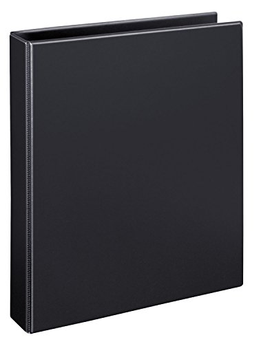 VELOFLEX 4143080 - Ringbuch Comfort DIN A4, Ordner, Ringordner, Hefter, 4-Ring-Mechanik, 25mm, PVC, schwarz, 1 Stück von VELOFLEX