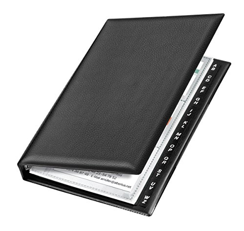 VELOFLEX 4155590 - Visitenkartenringbuch, Visitenkartenbuch, 4-Ring-Mechanik, 16 x 145 x 225 mm, schwarz VELOFLEX 4155590 - Visitenkartenringbuch, Visitenkartenbuch, 4-Ring-Mechanik, 16 x 145 x 225 mm, schwarz von VELOFLEX