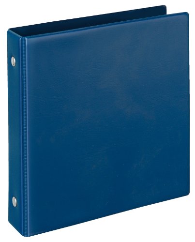 Veloflex 4167050 Karteikartenordner A6, Ringbuch, Ordner, mit Innentasche, PVC, 150 x 160 x 30 mm, blau von VELOFLEX