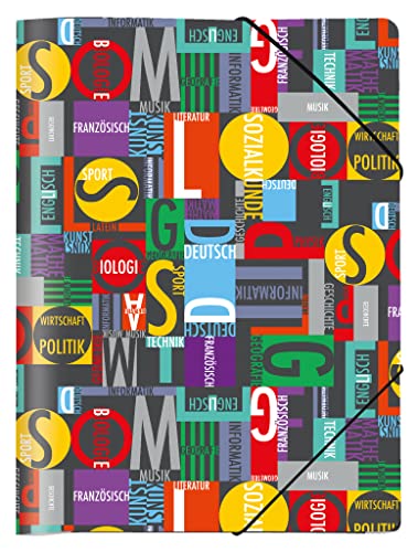 VELOFLEX 4442827 - Sammelmappe School DIN A4, mit Gummizug, aus PP-Folie, abwaschbar und strapazierfähig, Jurismappe, Eckspanner, Ordnungsmappe, Dokumentenmappe, 1 Stück VELOFLEX 4442827 - Sammelmappe School DIN A4, mit Gummizug, aus PP-Folie, abwaschbar und strapazierfähig, Jurismappe, Eckspanner, Ordnungsmappe, Dokumentenmappe, 1 Stück von VELOFLEX