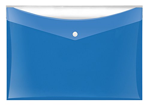 Veloflex 4530150 - Projekt-Dokumententasche, DIN A4, PP-Folie, blau, 1 Stück von VELOFLEX
