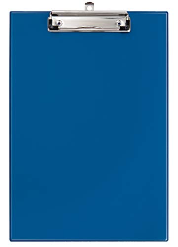 VELOFLEX 4814050 - Schreibplatte DIN A4, PVC-Folie, mit Spezialklammer, Hängeöse, Klarsichttasche, blau, 1 Stück VELOFLEX 4814050 - Schreibplatte DIN A4, PVC-Folie, mit Spezialklammer, Hängeöse, Klarsichttasche, blau, 1 Stück von VELOFLEX
