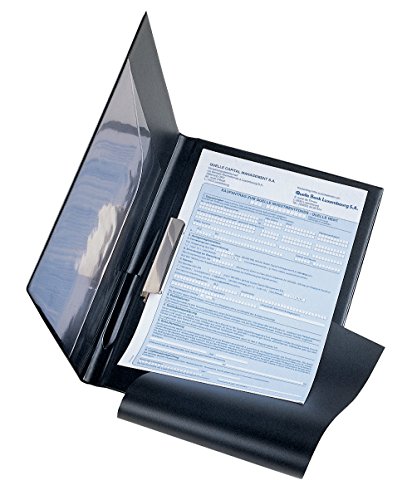 VELOFLEX 5240080 - Clipboard Auftragsmappe, DIN A4, Ordersatzmappe mit Durchschreibschutz, schwarz von VELOFLEX
