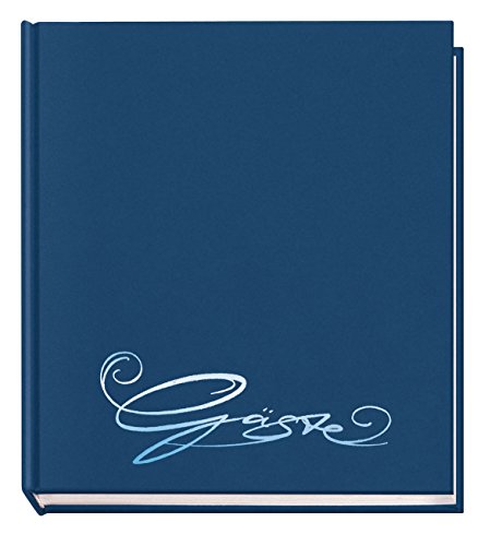 VELOFLEX 5420050 - Gästebuch Classic mit Prägung Gäste, 144 Seiten weißes blanko Papier, 205 x 240 mm, blau VELOFLEX 5420050 - Gästebuch Classic mit Prägung Gäste, 144 Seiten weißes blanko Papier, 205 x 240 mm, blau von VELOFLEX