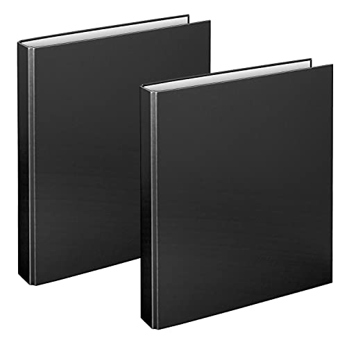 VELOFLEX A114108 - Ringbuch Basic, DIN A4, 2 Stück, schwarz, Füllhöhe 25 mm, Ringordner mit 2 Ring-Mechanik VELOFLEX A114108 - Ringbuch Basic, DIN A4, 2 Stück, schwarz, Füllhöhe 25 mm, Ringordner mit 2 Ring-Mechanik von VELOFLEX