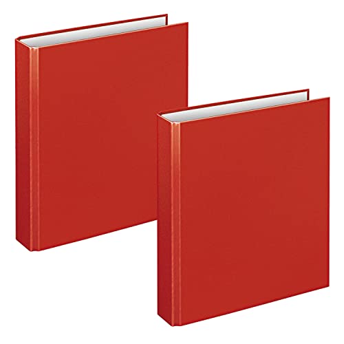 VELOFLEX A115102 - Ringbuch Basic, DIN A5, 2 Stück, rot, Füllhöhe 25 mm, Ringordner mit 2 Ring-Mechanik VELOFLEX A115102 - Ringbuch Basic, DIN A5, 2 Stück, rot, Füllhöhe 25 mm, Ringordner mit 2 Ring-Mechanik von VELOFLEX
