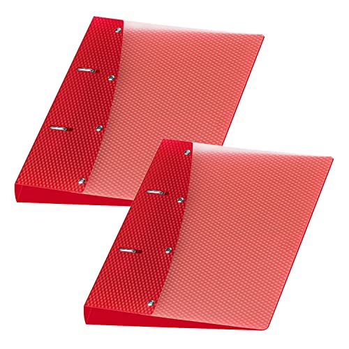 VELOFLEX A115142 - Ringbuch Diamond, DIN A5, 2 Stück, rot, Füllhöhe 20 mm, Ringordner mit 2 Ring-Mechanik VELOFLEX A115142 - Ringbuch Diamond, DIN A5, 2 Stück, rot, Füllhöhe 20 mm, Ringordner mit 2 Ring-Mechanik von VELOFLEX