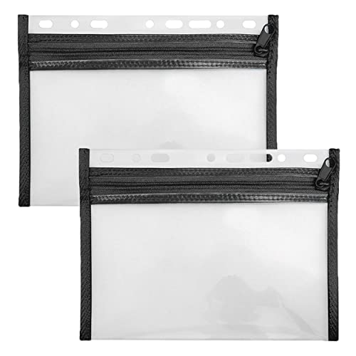 VELOFLEX A435008 - Dokumentenhülle mit Reißverschluss, 2 Stück, DIN A5, abheftbar, schwarz, VELOBAG XXS, Reißverschlusstasche VELOFLEX A435008 - Dokumentenhülle mit Reißverschluss, 2 Stück, DIN A5, abheftbar, schwarz, VELOBAG XXS, Reißverschlusstasche von VELOFLEX