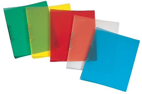 Veloflex Propyglass polypropylenkarbonat (PPC) blau, grün, grau, orange, rot, transparent Ringbuch von VELOFLEX