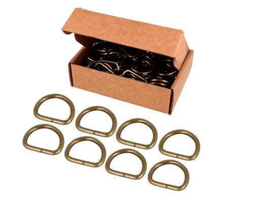 VELOX D-Ring, Altgold, 26,50 mm von VELOX