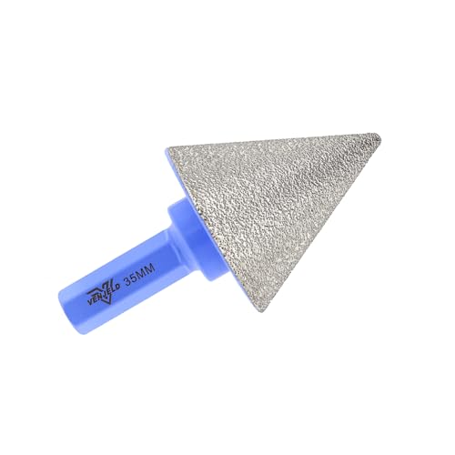 Diamant Fasenfräser 35mm Diamant-Fasenbohrer mit Sechskantschaft zum Anfasen Vergrößern Trimmen Schleifen von Löchern von Keramik Porzellan Fliesen Marmor Granit VENJELD Diamant Fasenfräser 35mm Diamant-Fasenbohrer mit Sechskantschaft zum Anfasen Vergrößern Trimmen Schleifen von Löchern von Keramik Porzellan Fliesen Marmor Granit VENJELD von VENJELD