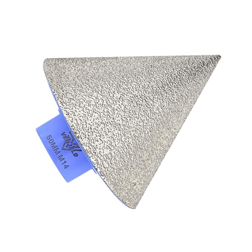 Diamant Fasenfräser 50mm Diamant-Fasenbohrer mit M14 Gewinde zum Anfasen Vergrößern Trimmen Schleifen von Löchern von Keramik Porzellan Fliesen Marmor Granit VENJELD Diamant Fasenfräser 50mm Diamant-Fasenbohrer mit M14 Gewinde zum Anfasen Vergrößern Trimmen Schleifen von Löchern von Keramik Porzellan Fliesen Marmor Granit VENJELD von VENJELD