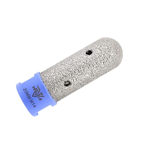 Diamant Fingerfräser 20mm Fliesenfräser mit M14 Gewinde für Lochvergrößerung Formgebung Polieren Schleifen auf Keramik Porzellan Fliesen Marmor Granit Arbeitsplatte Diamant Fingerfräser 20mm Fliesenfräser mit M14 Gewinde für Lochvergrößerung Formgebung Polieren Schleifen auf Keramik Porzellan Fliesen Marmor Granit Arbeitsplatte von VENJELD