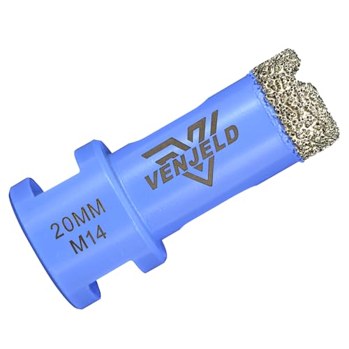 Diamantbohrer Fliesenbohrer 20mm Diamant Lochsäge M14 Gewinde, Trockenbohren für Keramik Porzellan Fliesen Granit Marmor VENJELD Diamantbohrer Fliesenbohrer 20mm Diamant Lochsäge M14 Gewinde, Trockenbohren für Keramik Porzellan Fliesen Granit Marmor VENJELD von VENJELD